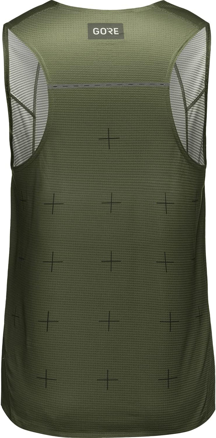 GORE WEAR Herren Singlet Contest Daily XL Utility Green, XL Utility Green