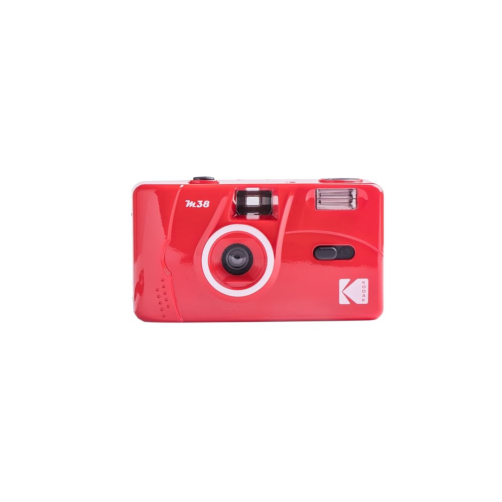 Kodak M38 Filmkamera, 35 mm, fokussierfrei, leistungsstark, integrierter Blitz, einfach zu bedienen