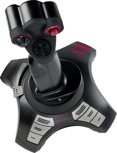 Speedlink PHANTOM HAWK Flight Stick - Joystick für PC/ Computer, Controller für Simulator-Spiele, US