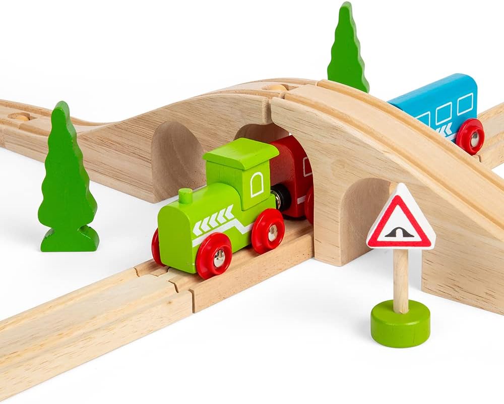 Bigjigs Rail Holzeisenbahn Set 8