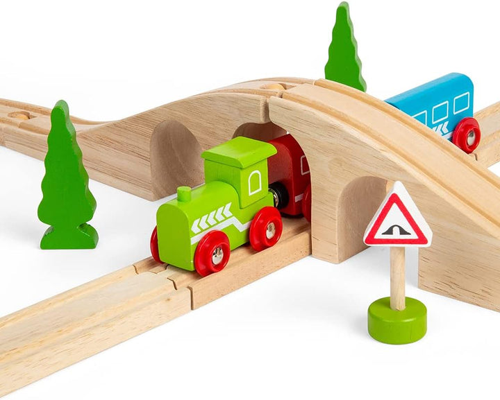 Bigjigs Rail Holzeisenbahn Set 8