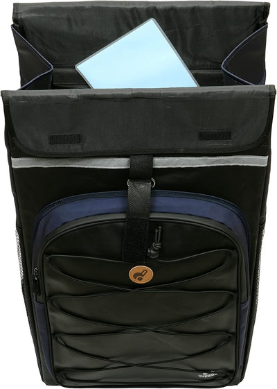 Andersen Shopper Royal Plus Alu klappbar mit Luftreifen Ø 25 cm und 74 Liter Tasche Fado 2.0 mit Küh