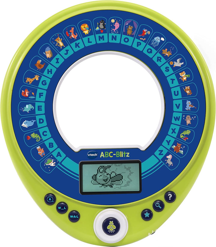 VTech ABC-Blitz – Interaktives, leuchtendes Buchstabenrad zum Lernen von Buchstaben, Lauten und Wört