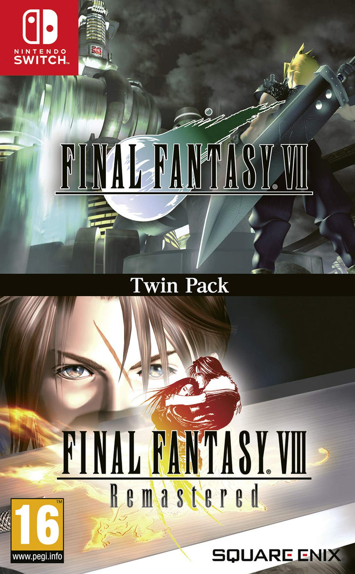 Square ENIX FINAL Fantasy VII & FINAL Fantasy VIII Remastered Twin Pack Bundle Nintendo Switch