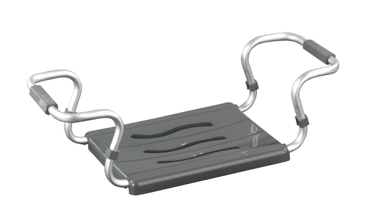 Maximex Badewannensitz Secura Silber - ausziehbar, 120 kg Tragkraft, Aluminium, 55-65 x 18 x 26 cm,