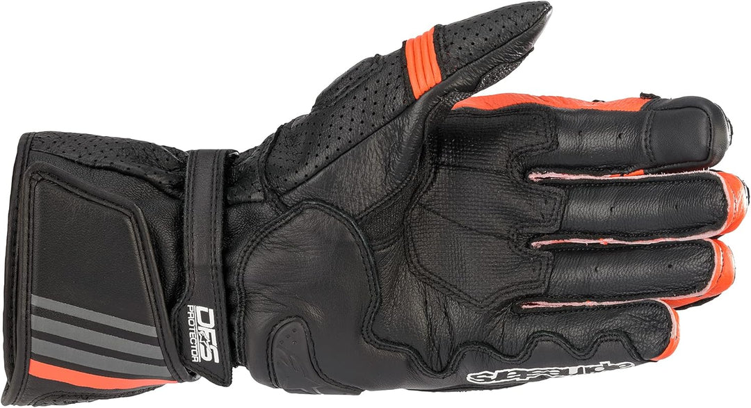 Alpinestars GP Plus R V2 Motorradhandschuhe (Black/Red,M) M Schwarz/Rot Fluo, M Schwarz/Rot Fluo