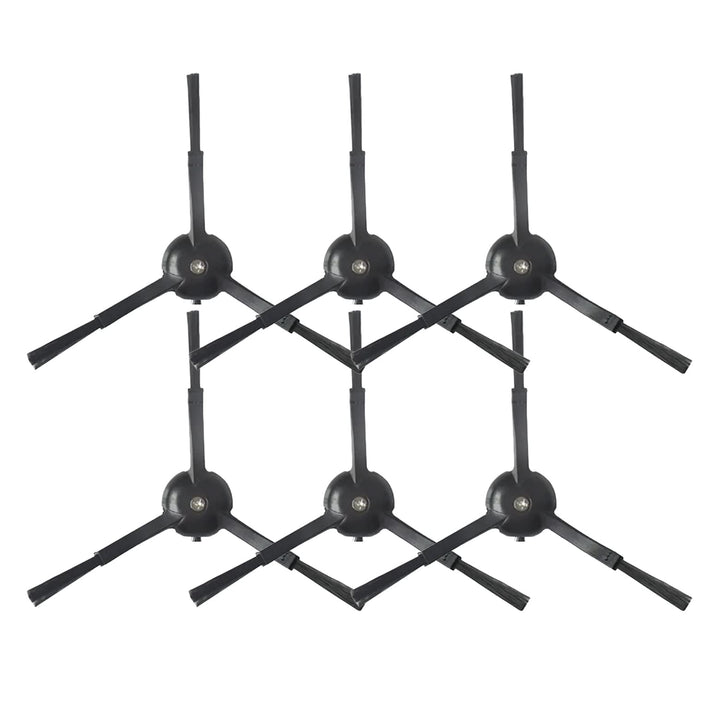 BiOHY Seitenbürste kompatibel mit Roborock S5 & S6 in schwarz (6er-Set) | passend für S5, S50, S51,