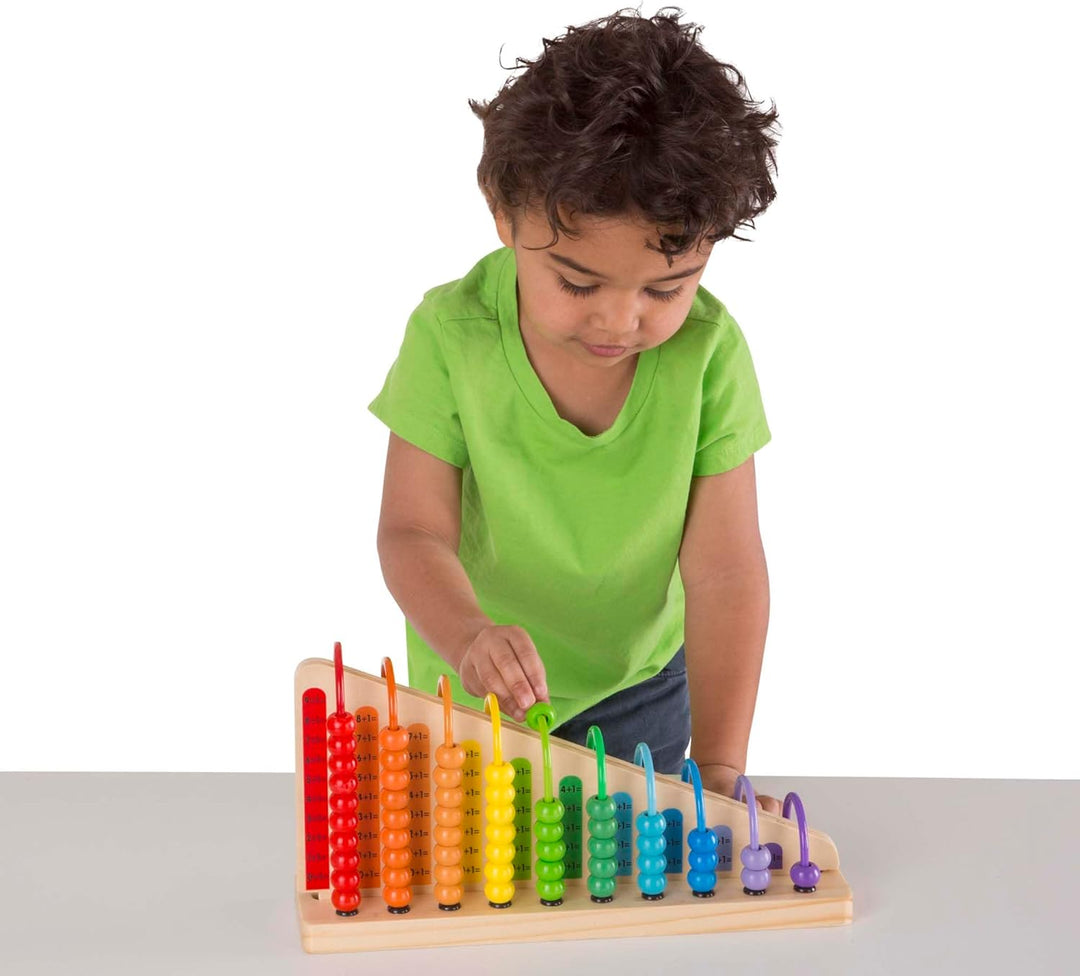 Melissa & Doug Add & Subtract Abacus | Developmental Toy | Motor Skills | 2+ | Gift for Boy or Girl,