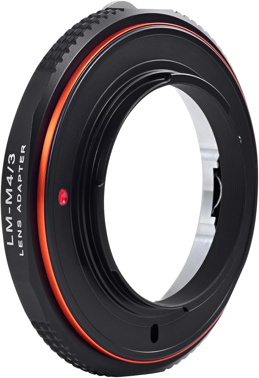 PHOLSY Objektivadapter LM auf MFT Kompatibel mit Leica M LM, Zeiss ZM, Voigtlander VM Objektiv auf M