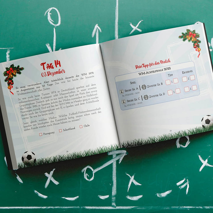 Der WM-Adventskalender 2022: Mit spannenden Fakten, grossem WM-Quiz, Tipps und Spielplan | 35 x geba