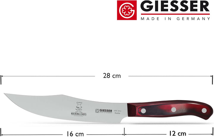 Giesser seit 1776 - Made in Germany - Zubereitungsmesser 16 cm Rocking Chef, PremiumCut Veggie No 1,