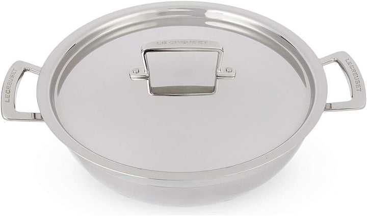 Le Creuset Gourmet-Profitopf aus 3-ply Edelstahl mit Deckel, Ø 30 cm,Für alle Herdarten inkl. Indukt