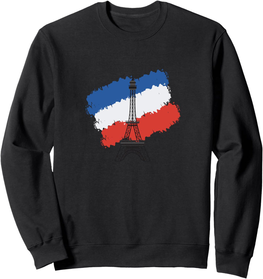 Paris Französische Flagge Sweatshirt
