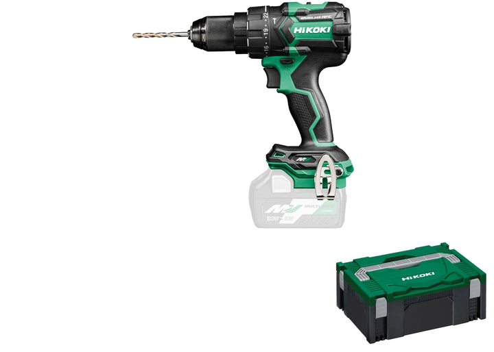 HiKOKI Akku-Schlagbohrschrauber - 36 V - 155 Nm, Brushless, 13 mm Metall Schnellspannbohrfutter, 22