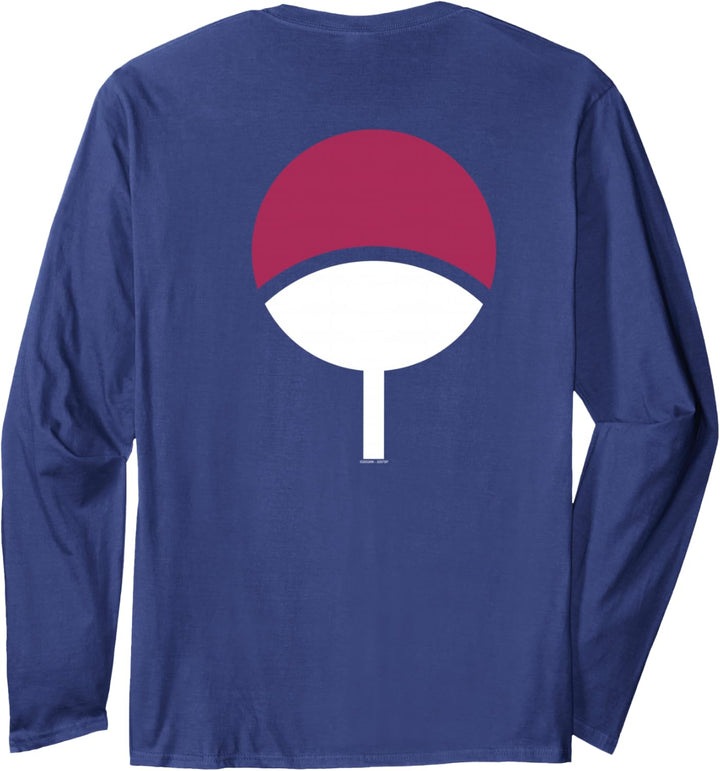 Naruto Shippuden Sasuke Symbol Langarmshirt