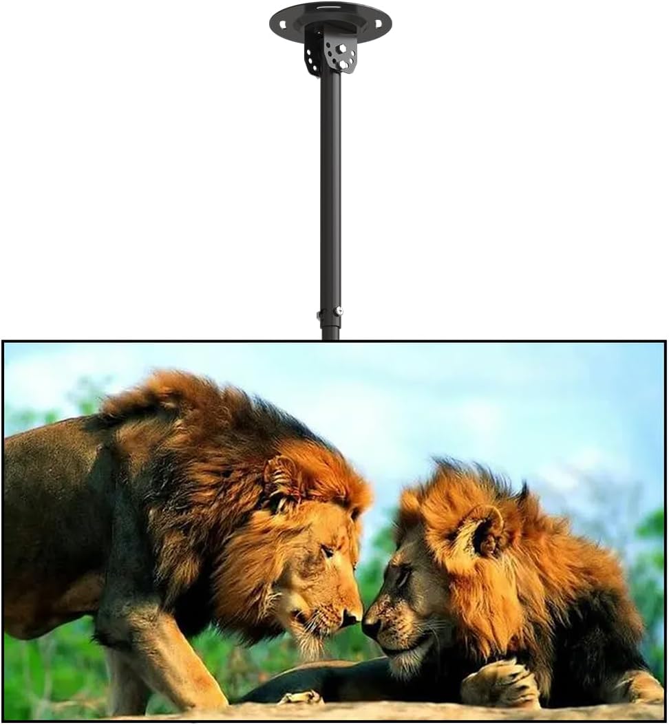 Suptek TV Deckenhalterung für 37-75 Zoll Fernseher, höhenverstellbar, neig- und schwenkbar, VESA 600