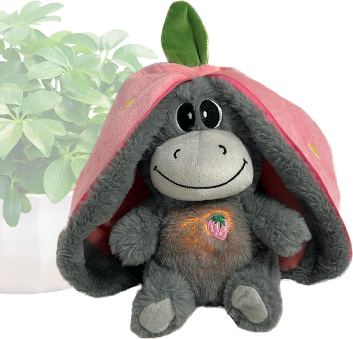 Breathing Sleep Buddy,Atmendes Eselspielzeug | Niedliches Tier-Stoffkissen - Beruhigendes -Kuschelti