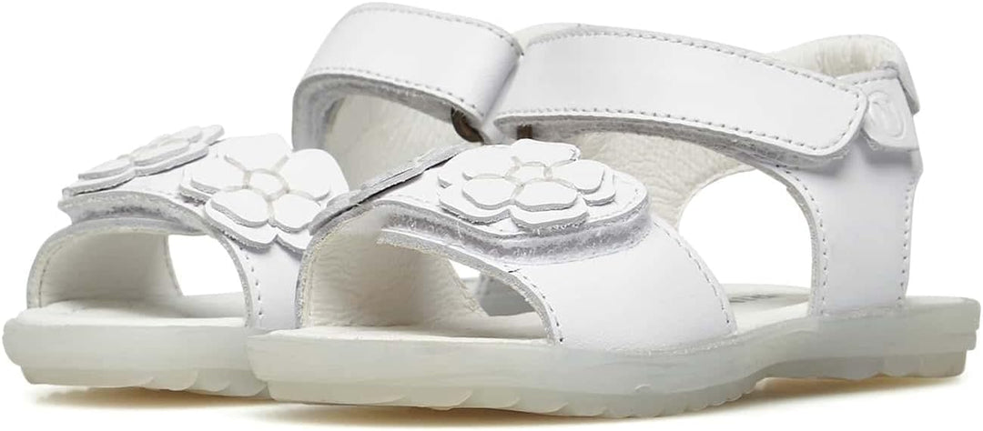 Naturino Mädchen Begonia Sandale 22 EU Weiss, 22 EU Wei&amp;