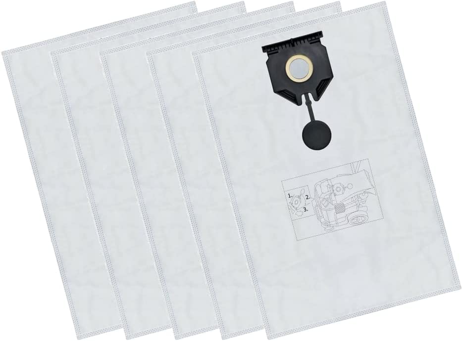 5 Staubsaugerbeutel geeignet für Kärcher 2.889-154.0 wie NT 30/1 30 L 30L NT 30/1 Ap Te L, NT 30/1 A
