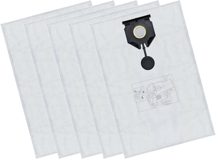 5 Staubsaugerbeutel geeignet für Kärcher 2.889-154.0 wie NT 30/1 30 L 30L NT 30/1 Ap Te L, NT 30/1 A
