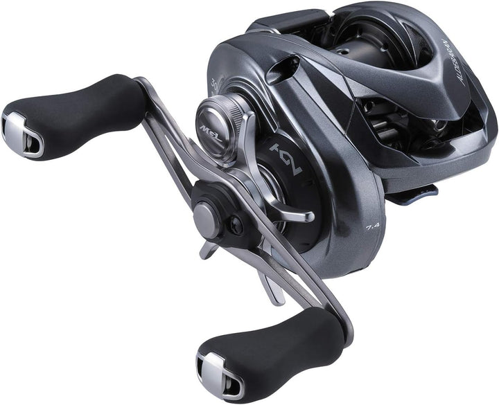 Shimano Aldebaran Mgl Low Profile Rollen Übersetzung: 7,4:1 | Grösse: 50 links, Übersetzung: 7,4:1 |