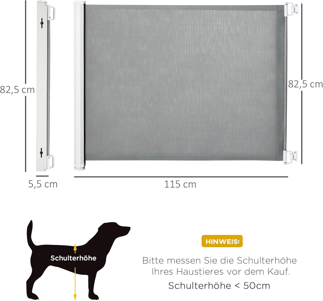 PawHut Hunde Türschutzgitter Treppenschutzgitter Treppenschutz Sicherheitstrennwand Trennwand Türsch
