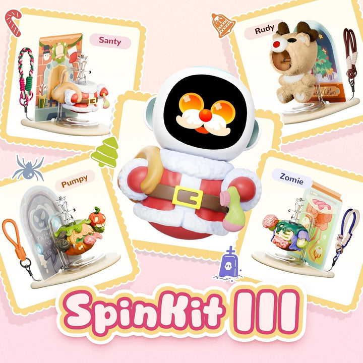 Eiliko Swappable Themed Bodies SpinKit III - Kommt mit 8 Themenkörpern, die zu Ihrer Stimmung oder I