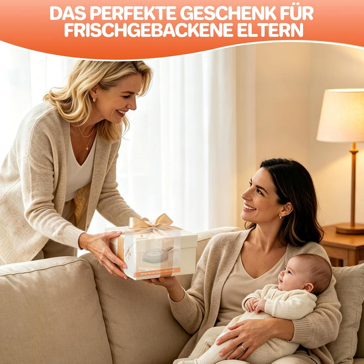 FUNYKICH White Noise Machine Baby, Weisses Rauschen Gerät mit Wireless Lautsprecher, 30 Klänge, 7 Bu