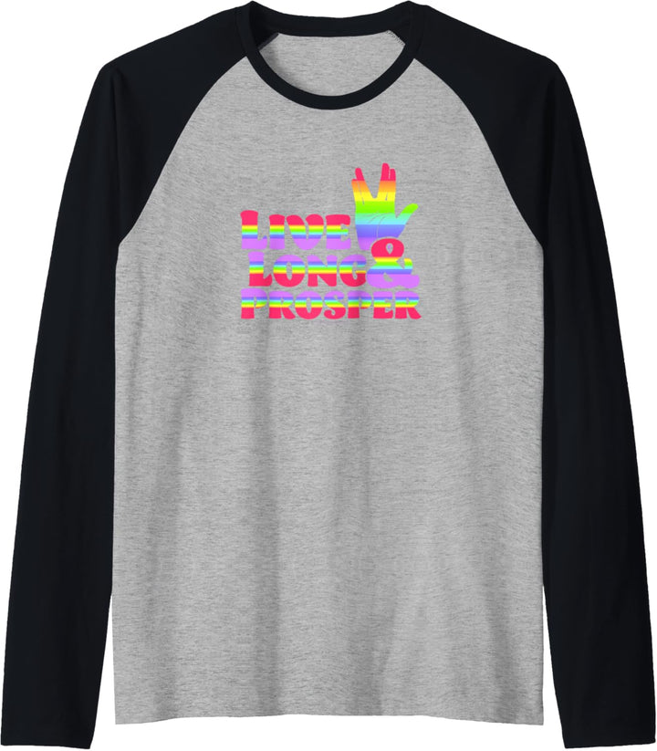 Star Trek: The Next Generation- Rainbow Prosper Raglan
