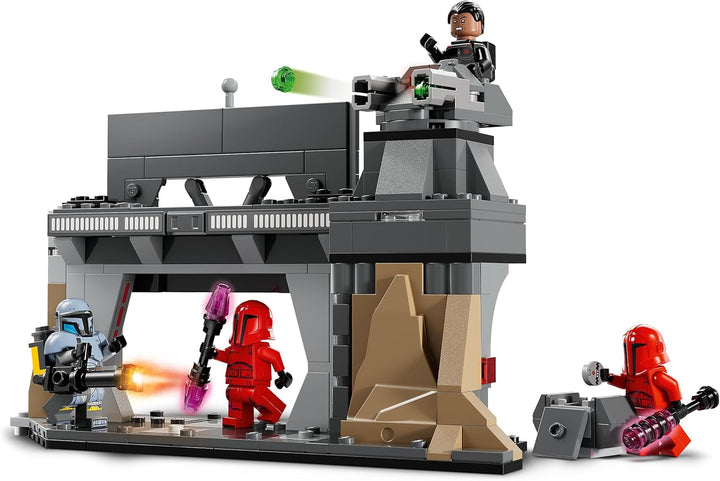 LEGO Star Wars: The Mandalorian Duell zwischen Paz Vizsla and Moff Gideon, Bauspielzeug zum Sammeln