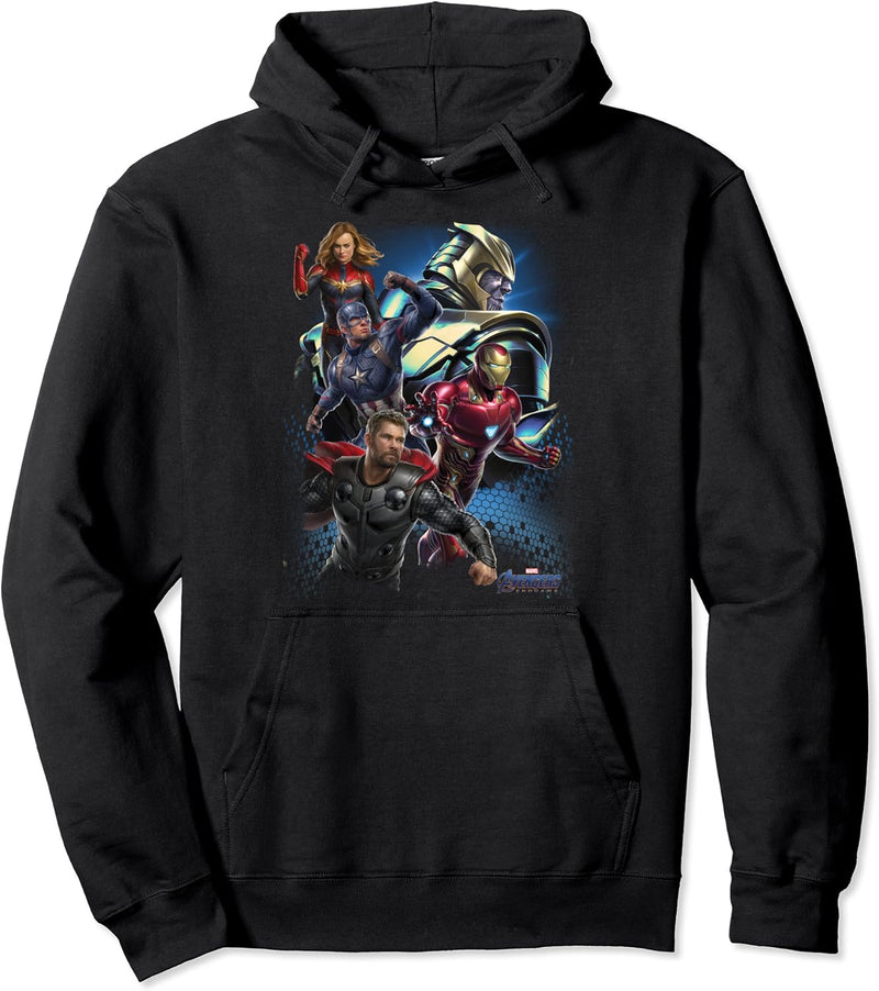 Marvel Avengers: Endgame Group Action Pose Pullover Hoodie