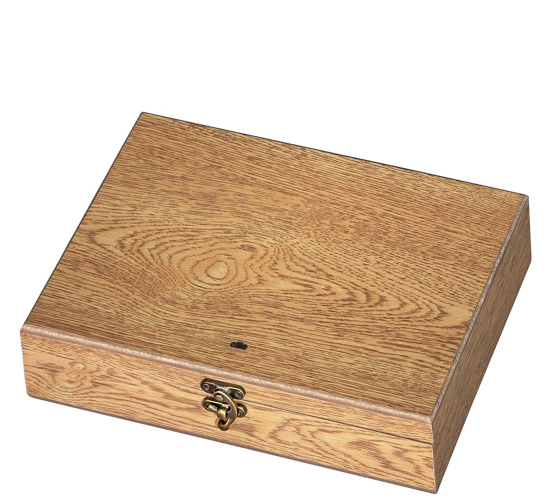 Cilio Weinset TOSCANA 3-teilig, Flügelkorkenzieher, Tropfenfänger, Folienschneider, Holzbox, Geschen