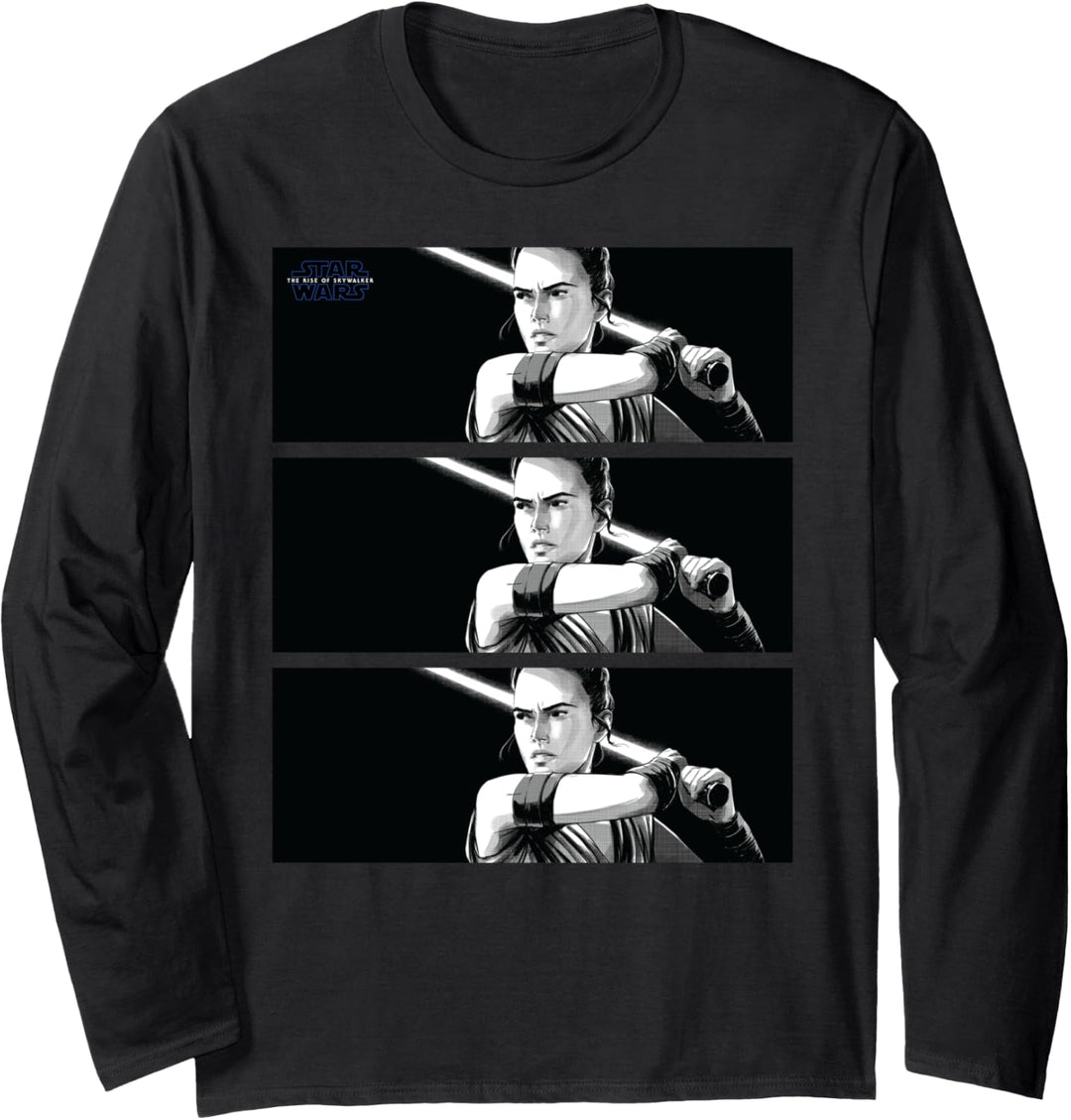 Star Wars: The Rise of Skywalker Rey Fight Scene Langarmshirt