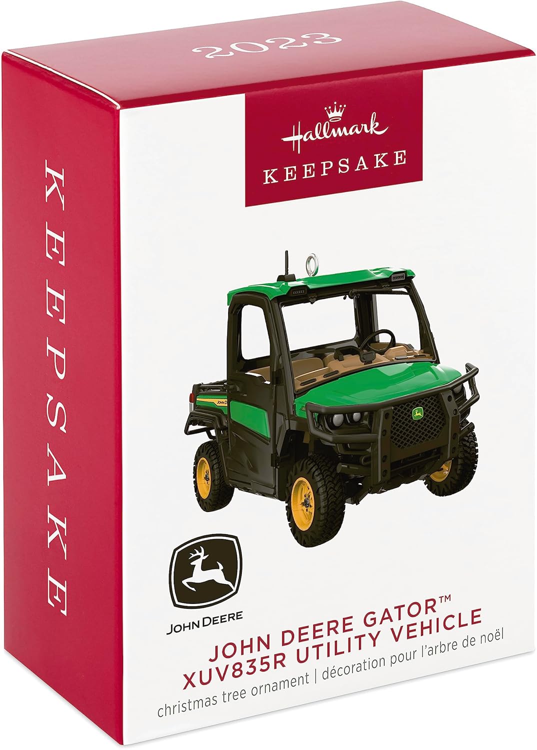 Hallmark Keepsake Weihnachtsschmuck 2023, John Deere Gator XUV835R Nutzfahrzeug Metall, Geschenke fü