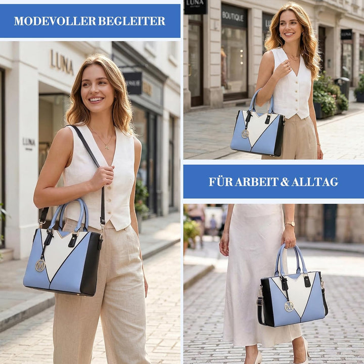 Miss Lulu Handtasche Damen, Taschen Damen, Schultertaschen Damen Shopper Damen Handtaschen Damen V-f