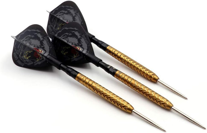 CUESOUL 22g / 24g / 23g 90% Wolframstahl Dart Set Serie Gold-1 22g, Gold-1 22g