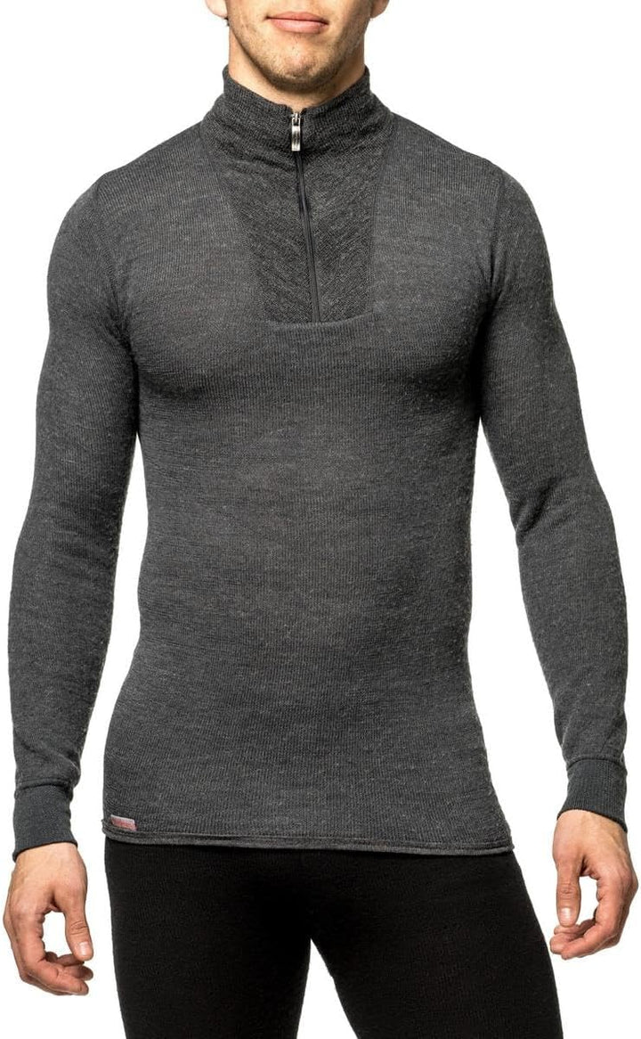 Woolpower Unisex 200 Turtleneck (1er Pack) XXS Grau, XXS Grau