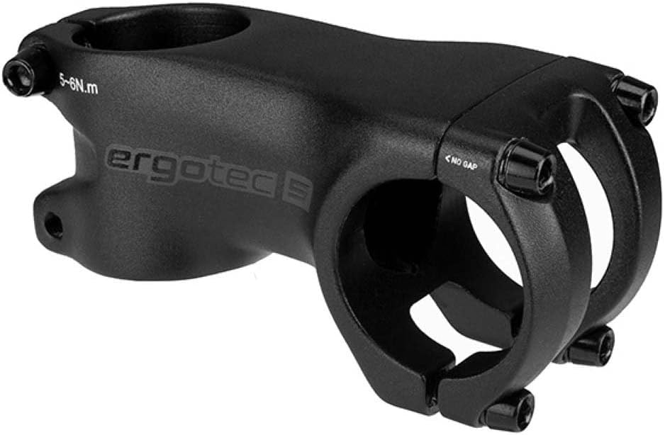 ErgoTec Unisex – Erwachsene Hake Vorbau, schwarz, 60 mm