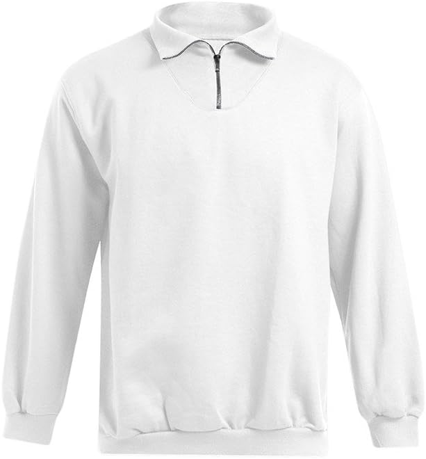 Troyer Sweatshirt Herren, Weiss, L