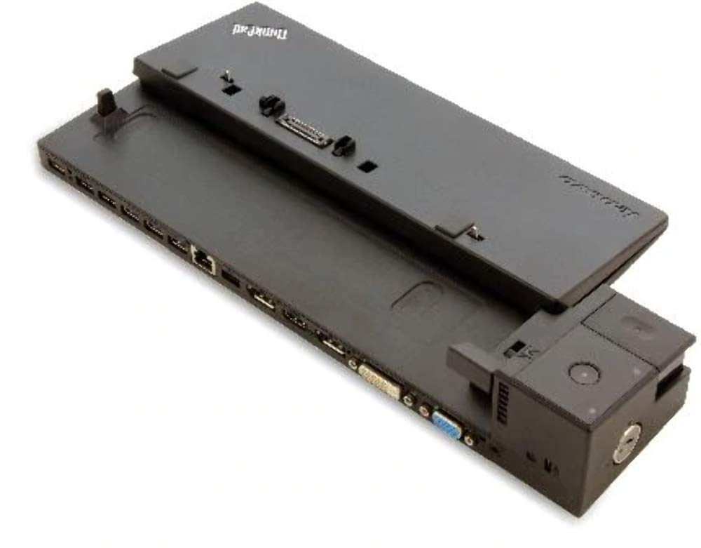 Lenovo 40A20090EU Dock für Thinkpad Ultra (90 Watt, VGA, DVI-D, 2X DisplayPort, HDMI, 3X USB 3.0/2.0