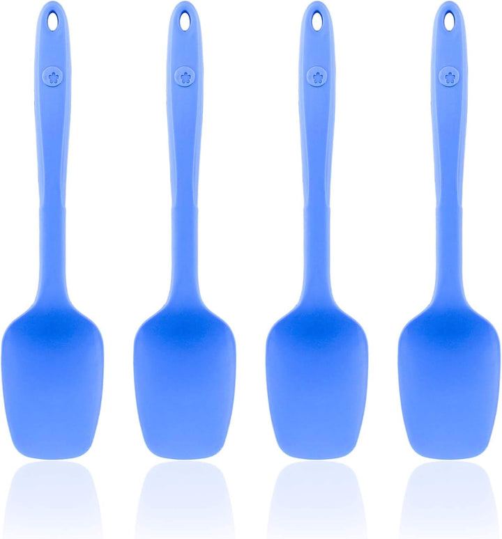 Kochblume Flexlöffel S 4er Set | Premium-Silikon & BPA frei| Hitzebeständig | Spülmaschinenfest | Fa