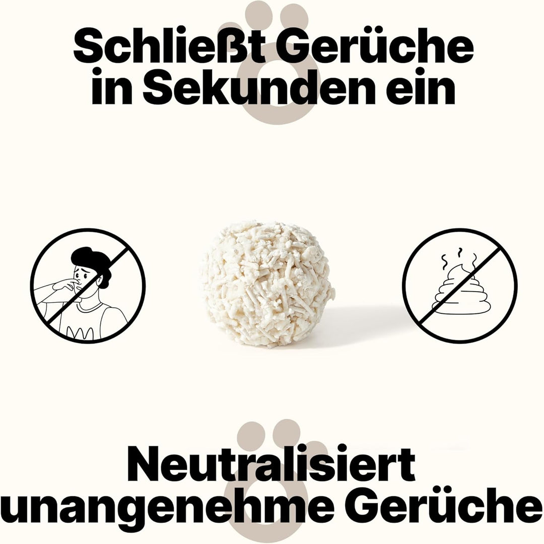 Tofu Katzenstreu 10,8 kg – Klumpend, pflanzlich aus Erbsenhülsen, 99% staubfrei, optimale Geruchskon