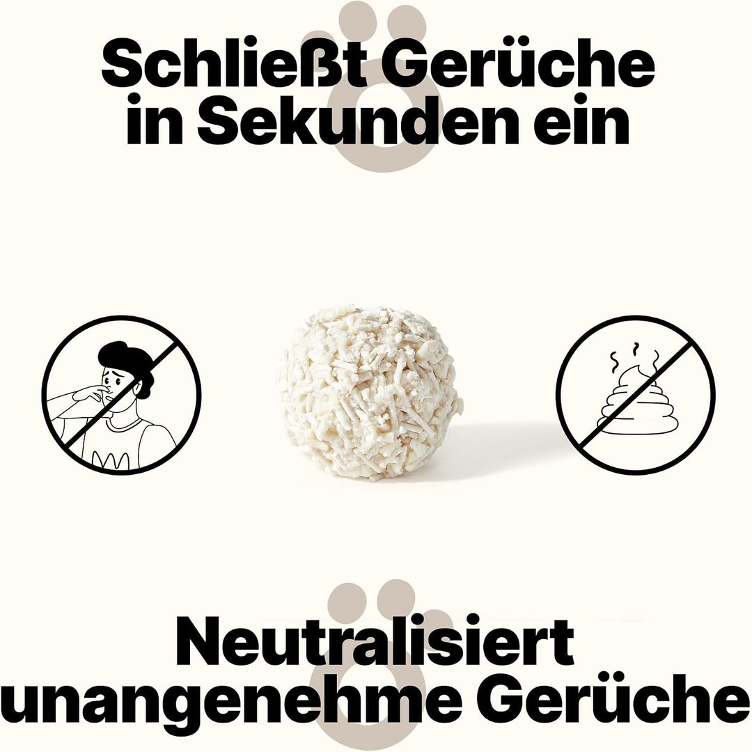 Tofu Katzenstreu 7,2 kg – Klumpend, pflanzlich aus Erbsenhülsen, 99% staubfrei, optimale Geruchskont