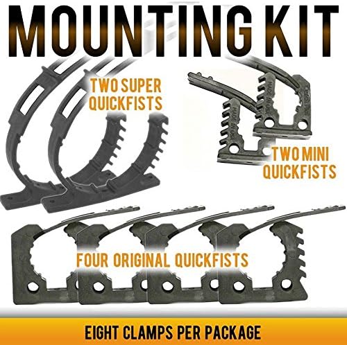 Quick Fist® Klemm-Montagesatz, 8-teilig 1-(Pack), 1-(Pack)