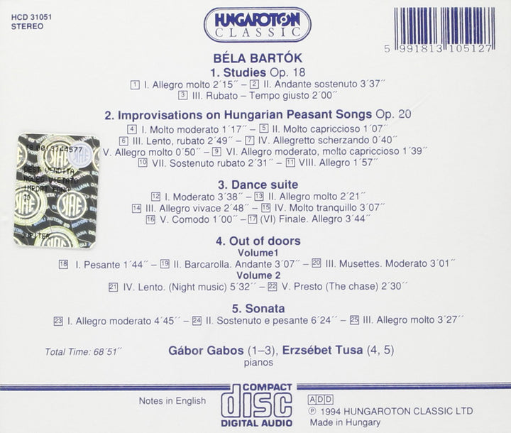 Klavierwerke, Audio-CD