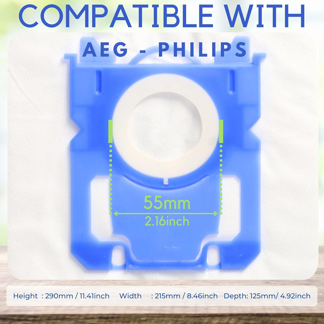 Vorteils-Set für AEG SilentPerformer ÖKO ASP7130, 20 Staubsaugerbeutel + 1 HEPA Filter - Alternativ