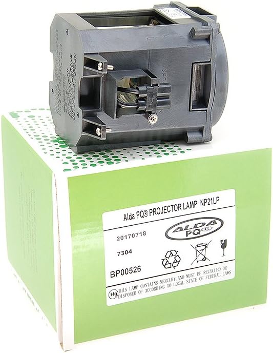 Alda PQ-Premium, Beamerlampe/Ersatzlampe kompatibel mit NP21LP, 60003224 für NEC NP-PA500U, NP-PA500