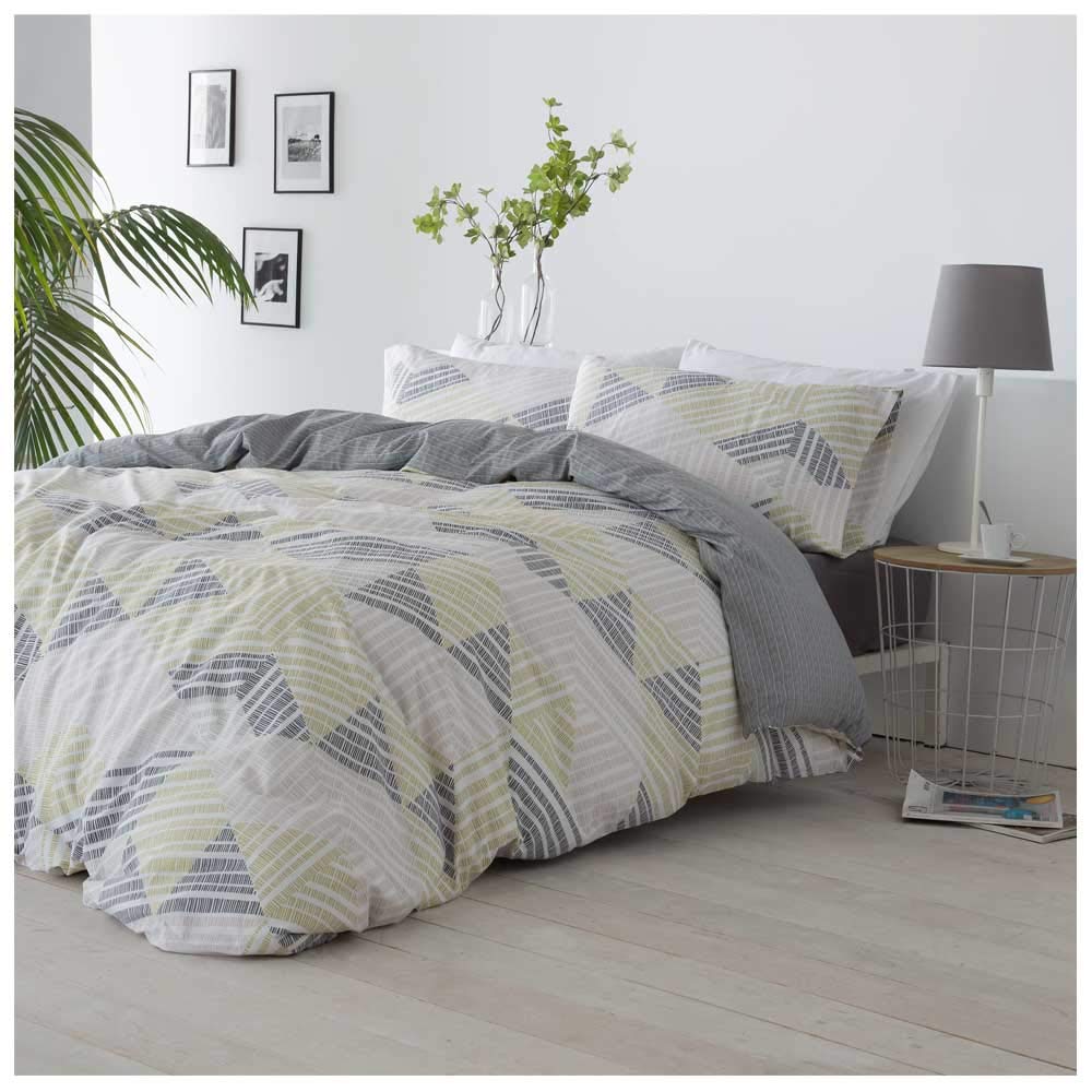 COTTON ARTEAN Bettwäsche-Set, wendbar, für Betten mit 180 cm, mit Knöpfen, Hypoallergen Cama 180 ( 2