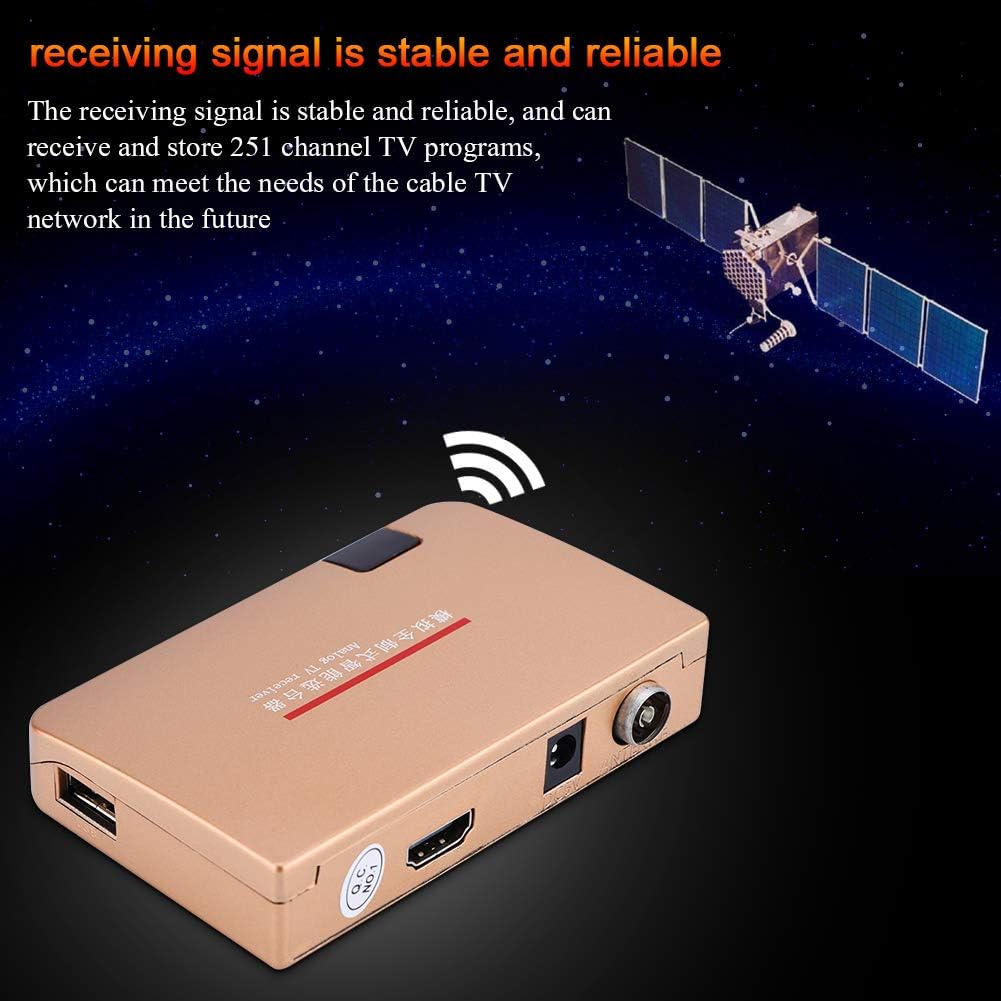 HF-zu-HDMI-Konverter, Analog-TV-Empfänger-Konverter All-Standard-Konverter Analog-TV-Empfänger-Adapt
