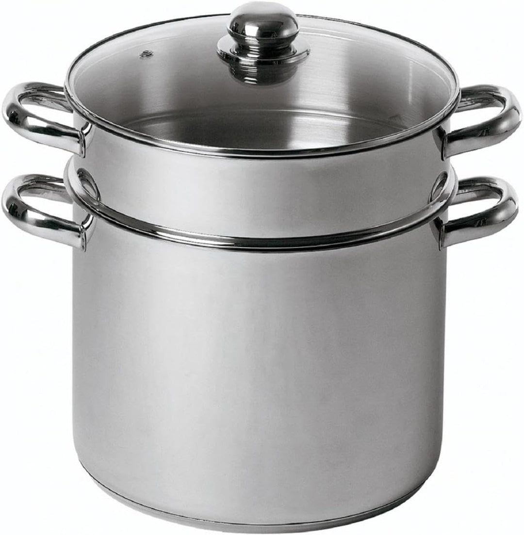 Baumalu 342646 Couscous-Topf, 11 l, 26 cm, Silber 11 Liter, 11 Liter